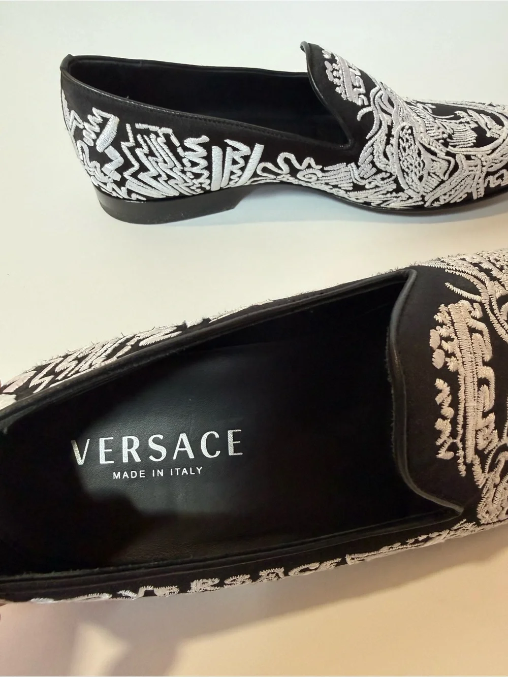 Versace black white